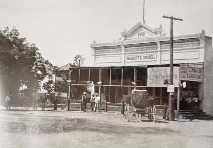 Hammatt Crowell Building Downton Livingston early 1900's