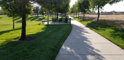 walking path at Joseph Gallo Park
