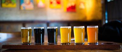 craft beer tasting